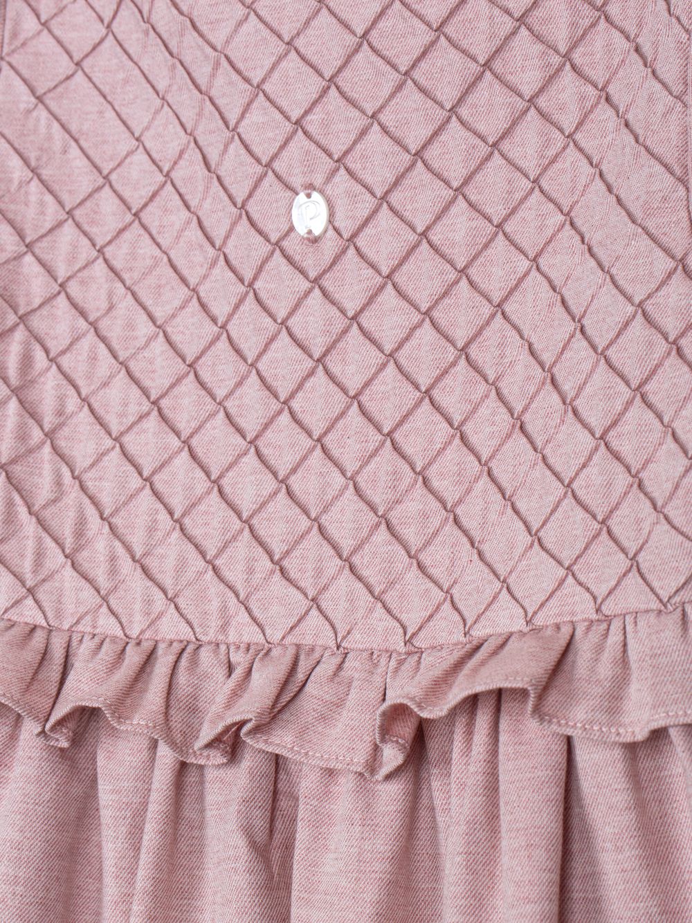 Pale pink dress with elegant details