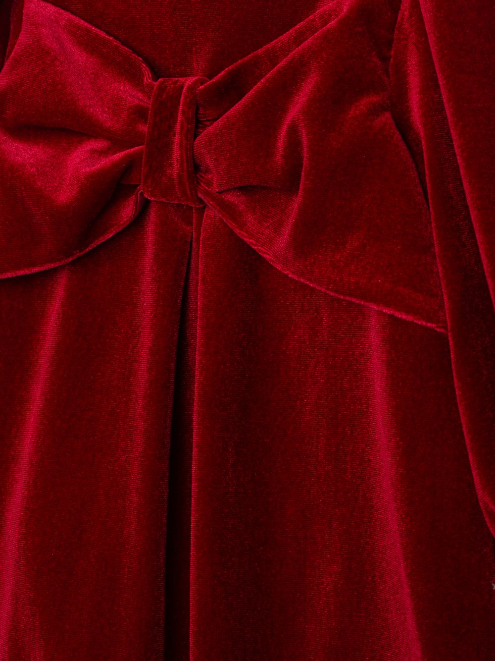 Elegant burgundy dress with bow