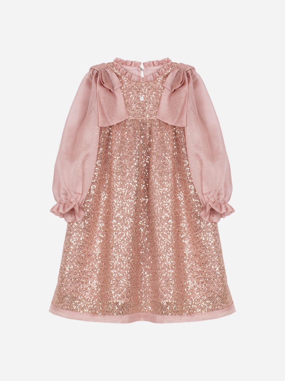 Pink sequined dress