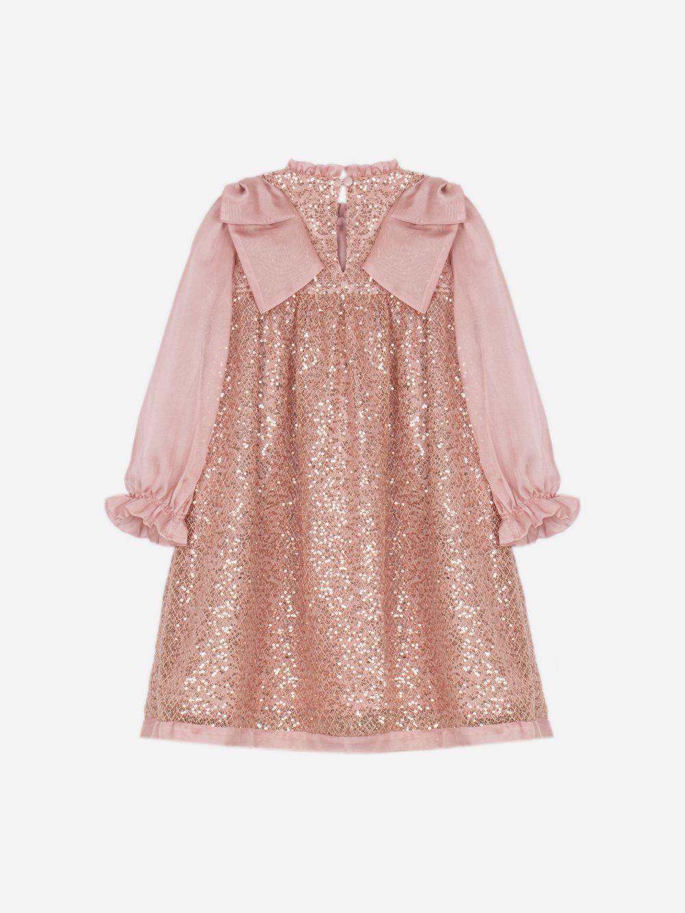 Pink sequined dress