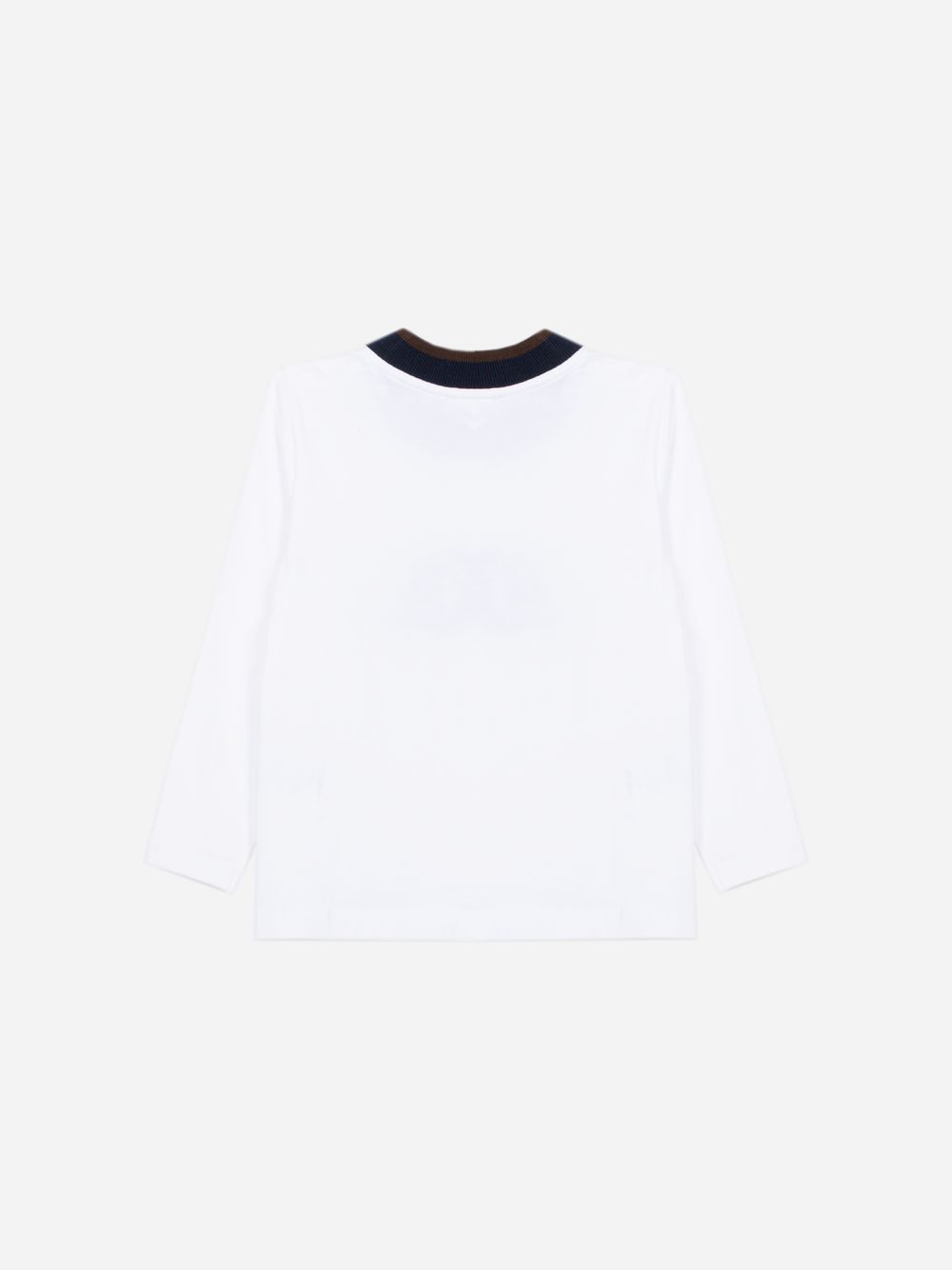 White sweater with front design