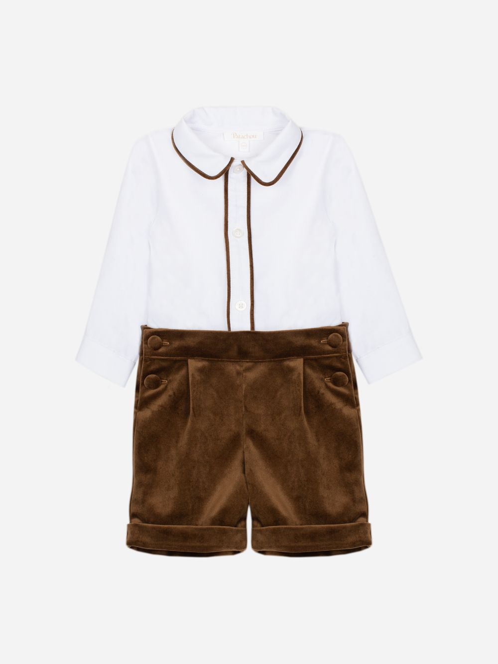 Elegant brown set for boys