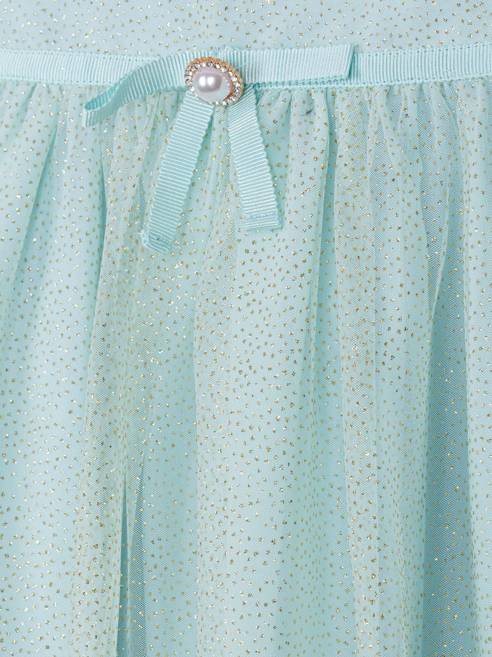 Multicolor dress in glitter tulle