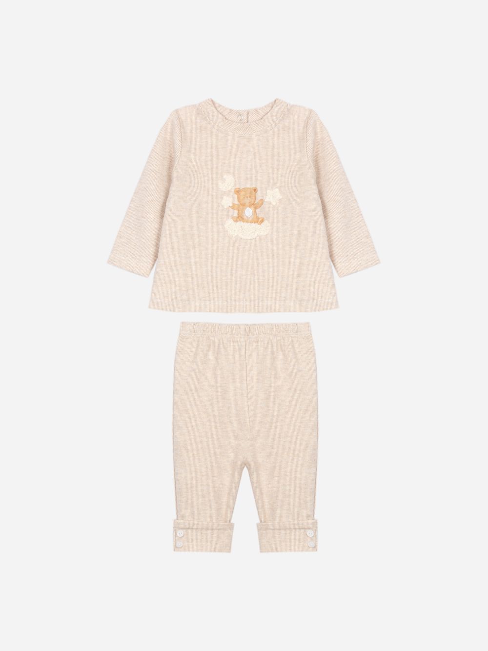 Beige set with front drawing