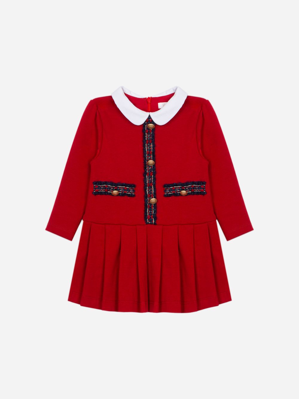 Red dress with elegant details