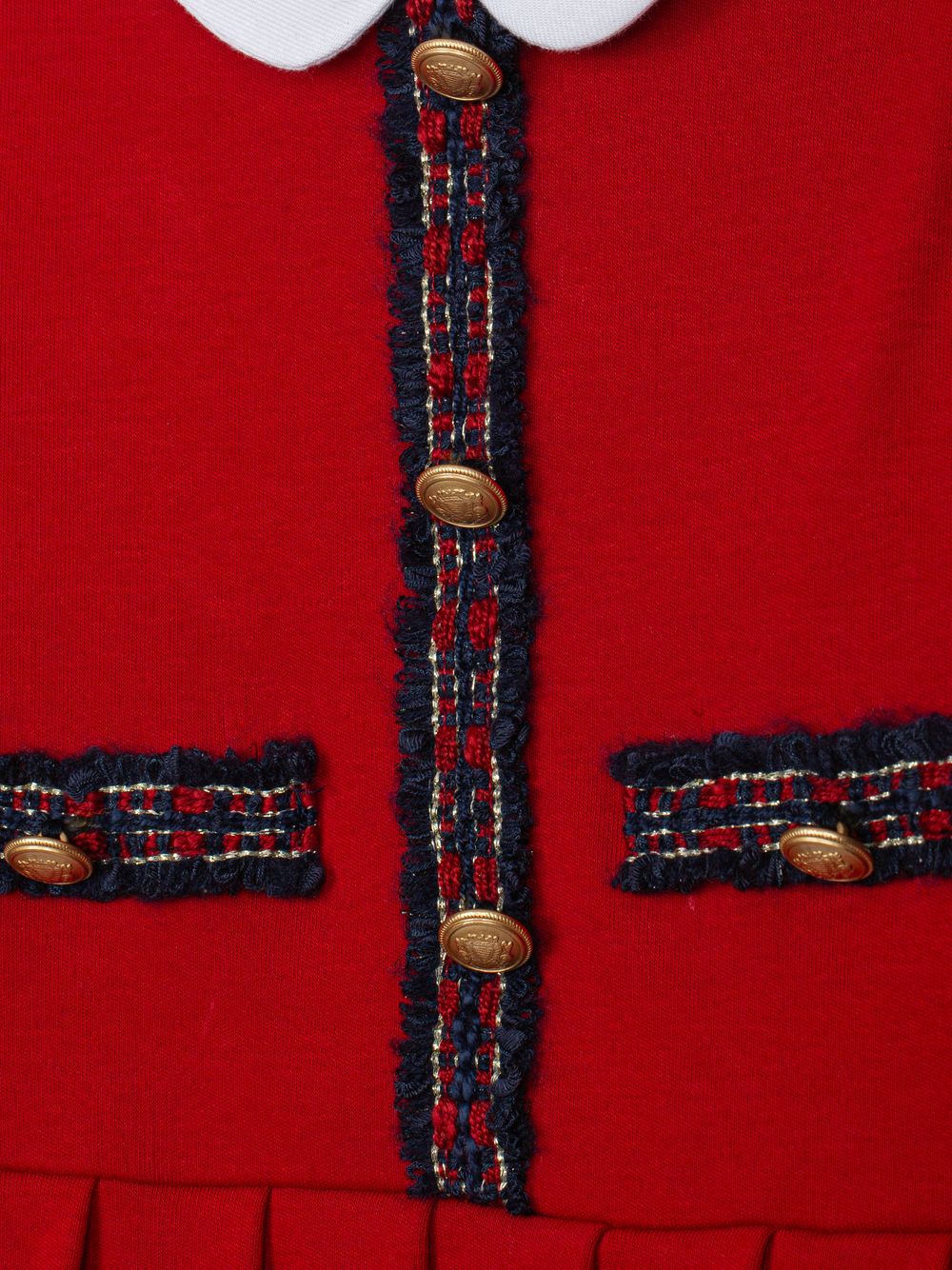 Red dress with elegant details