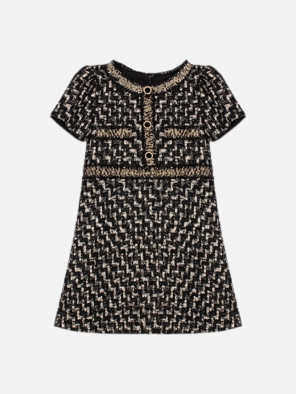 Black tweed dress