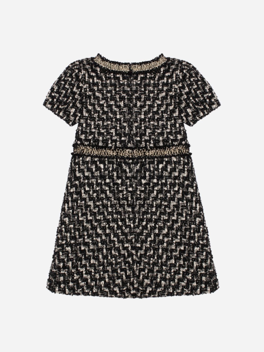 Black tweed dress