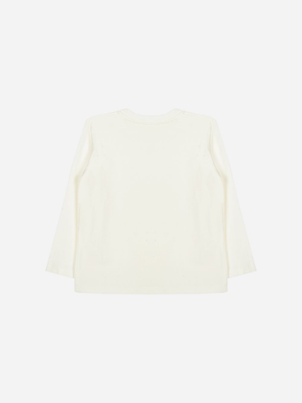Ecru T-shirt with a design on the front