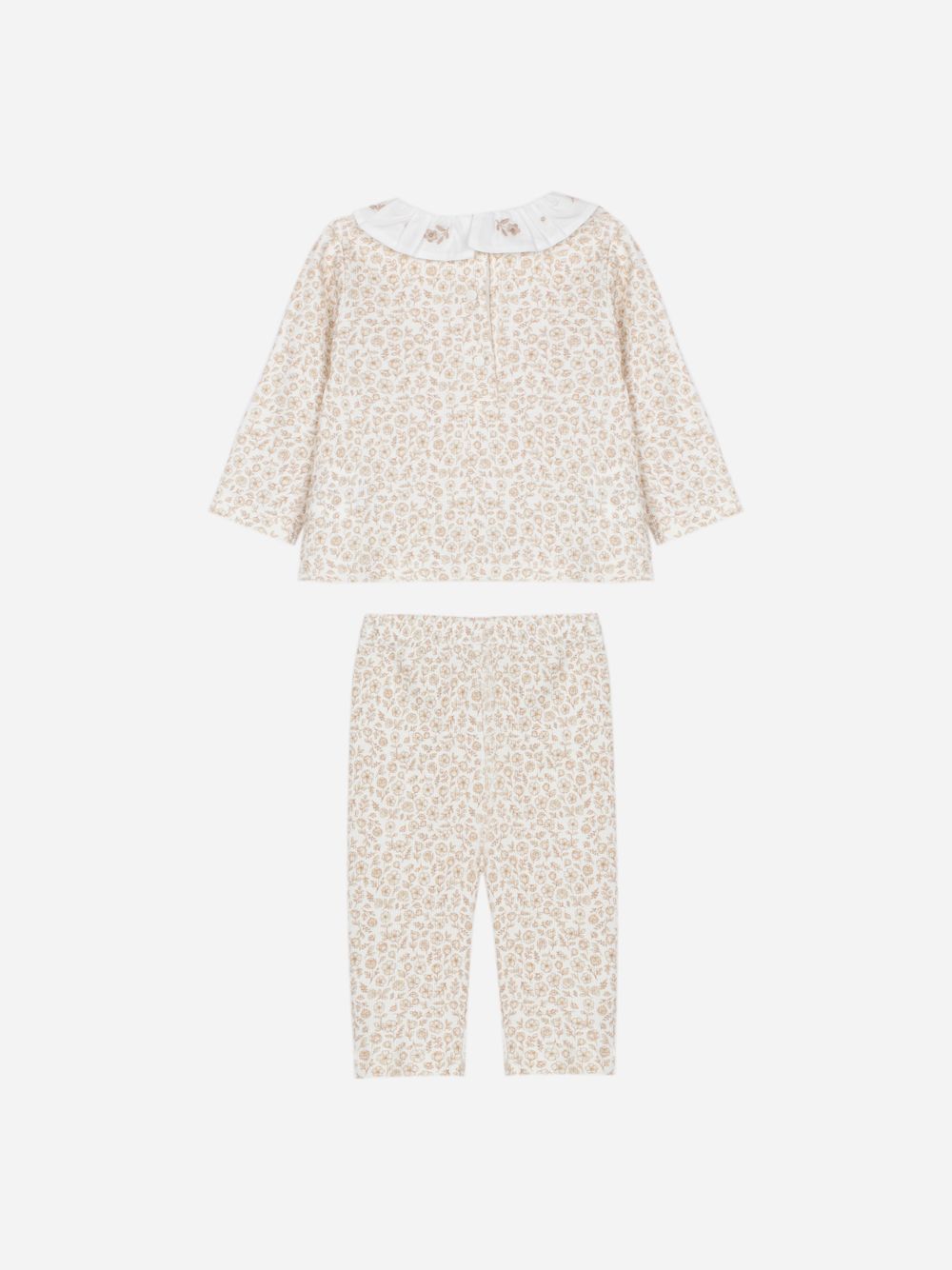 Beige set with a print