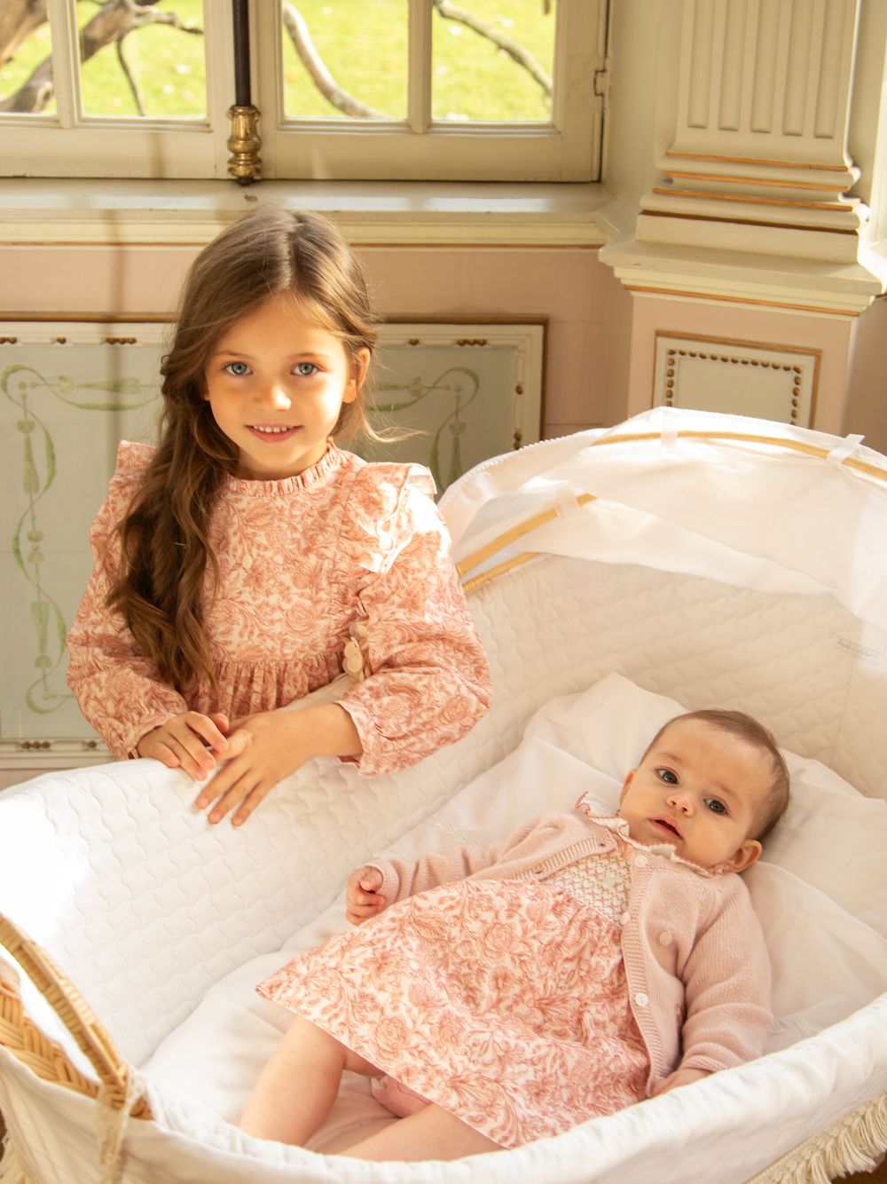 Pink dress with a Liberty print