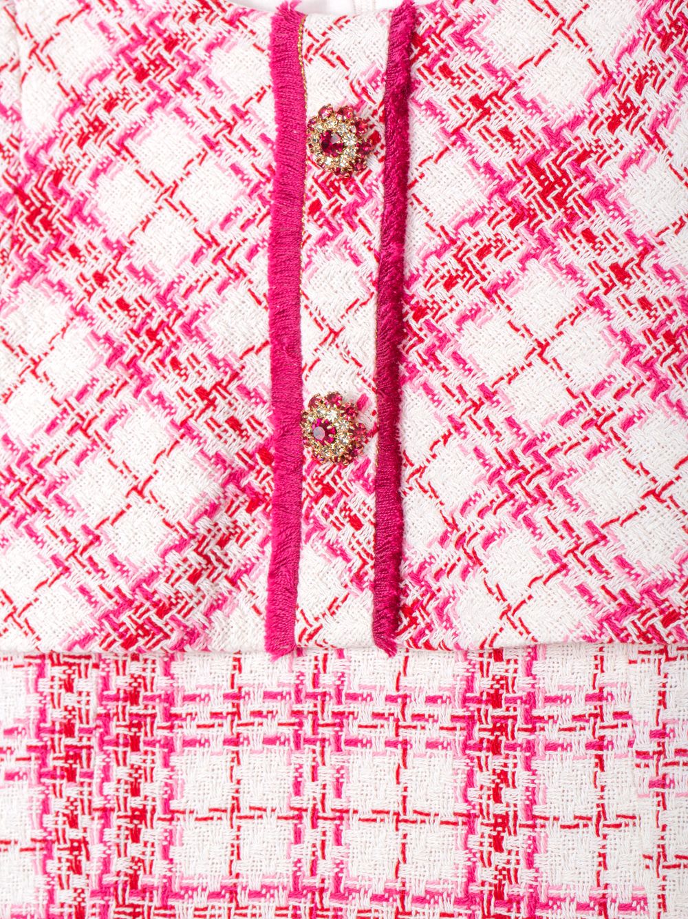 Pink tweed dress