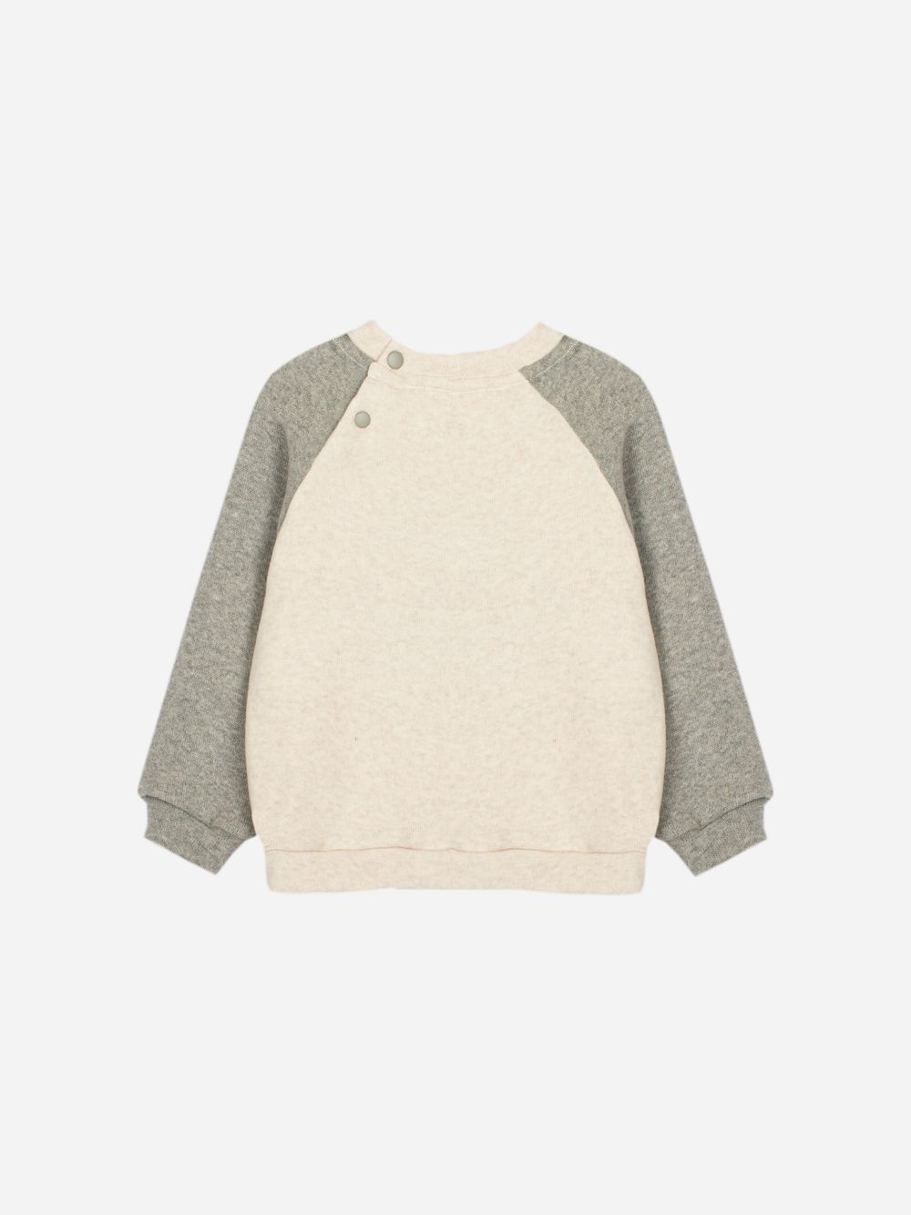 Beige sweater with front print