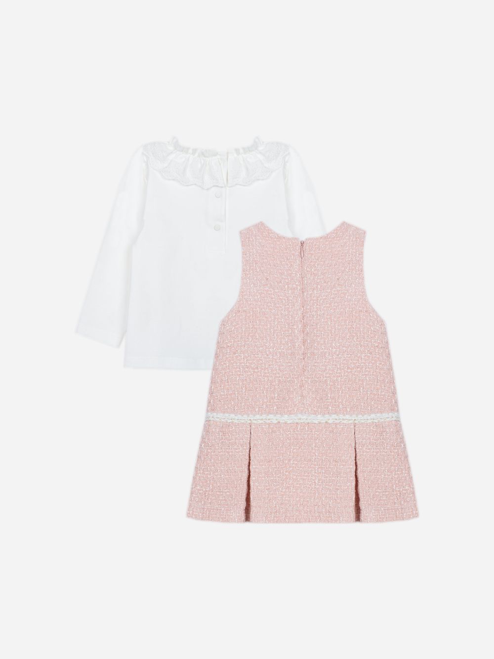 Elegant pale pink set for girls