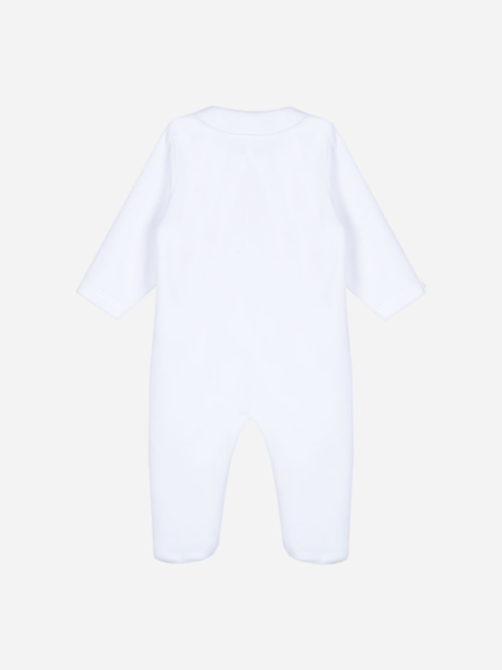 White babygrow with embroidery