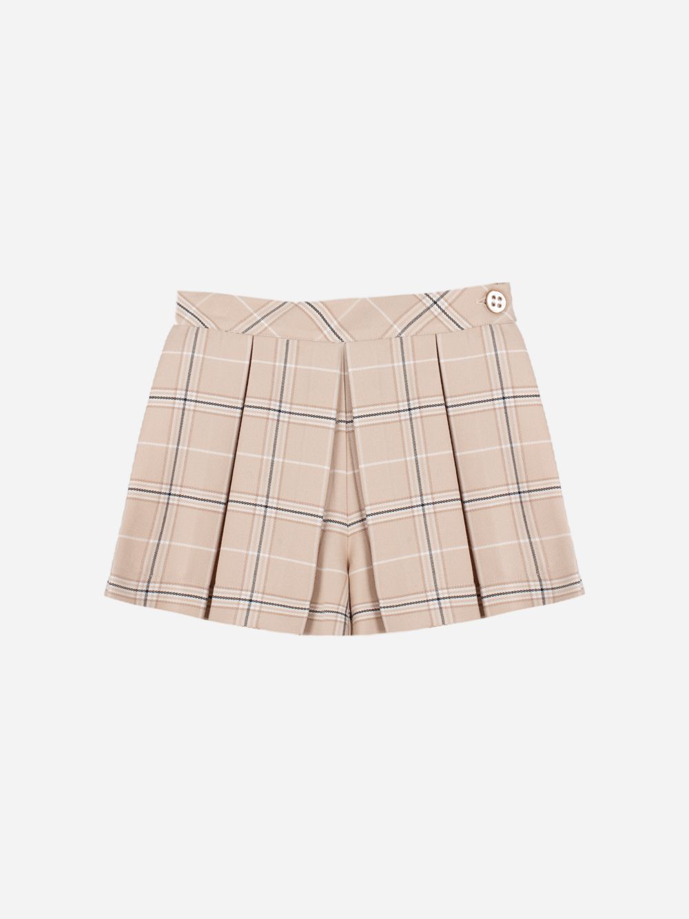 Plaid flannel skort