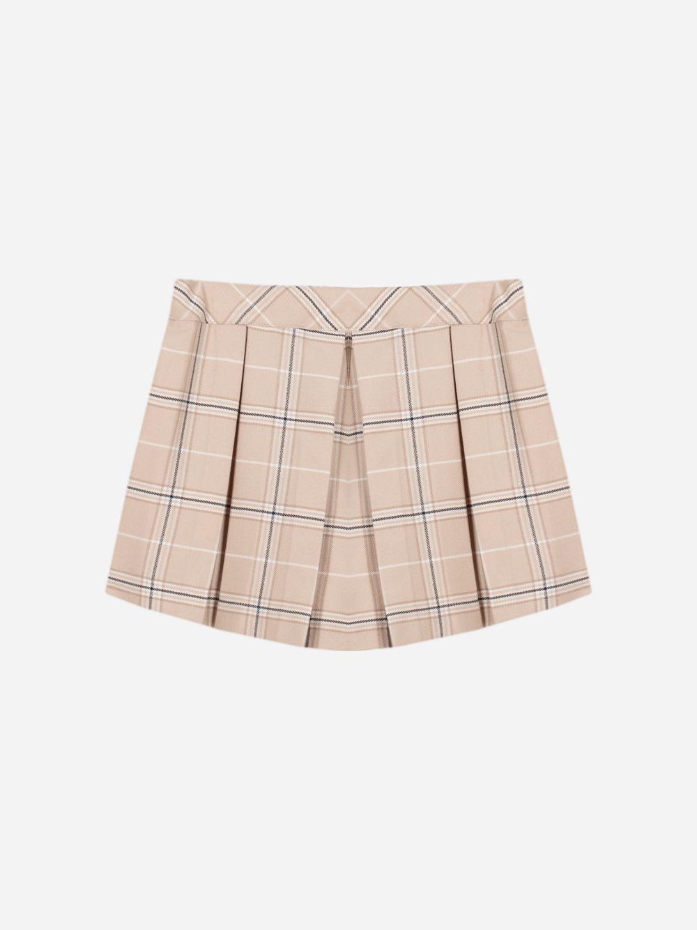 Plaid flannel skort