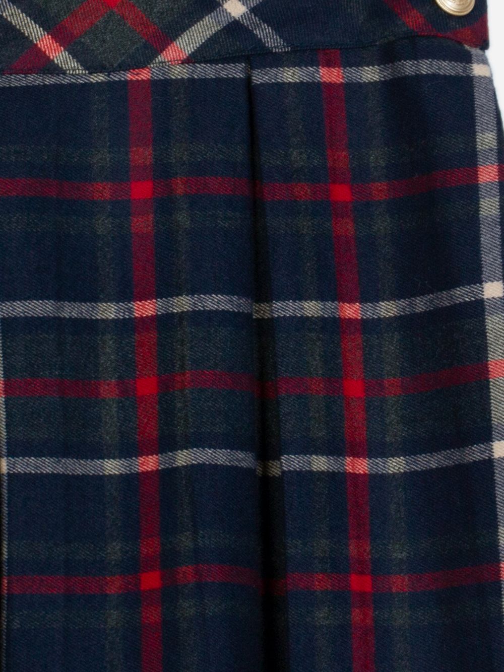 Plaid flannel skort