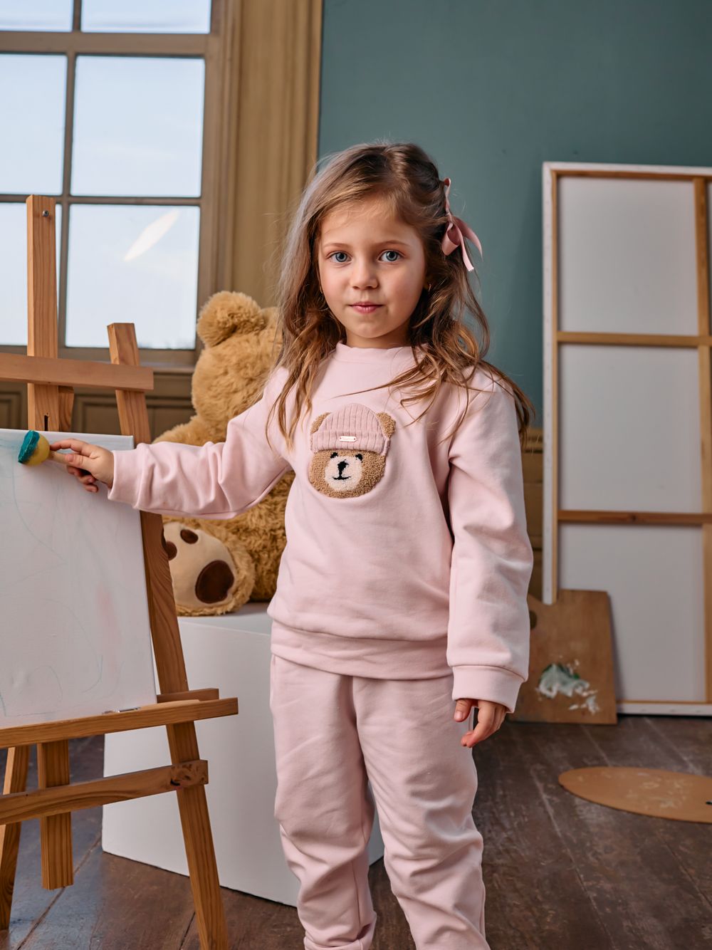 Bear with a beanie set