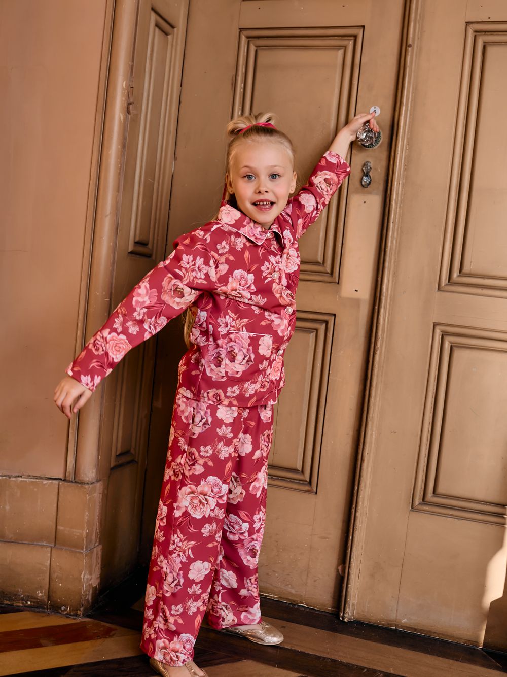 Fushcia pajamas set