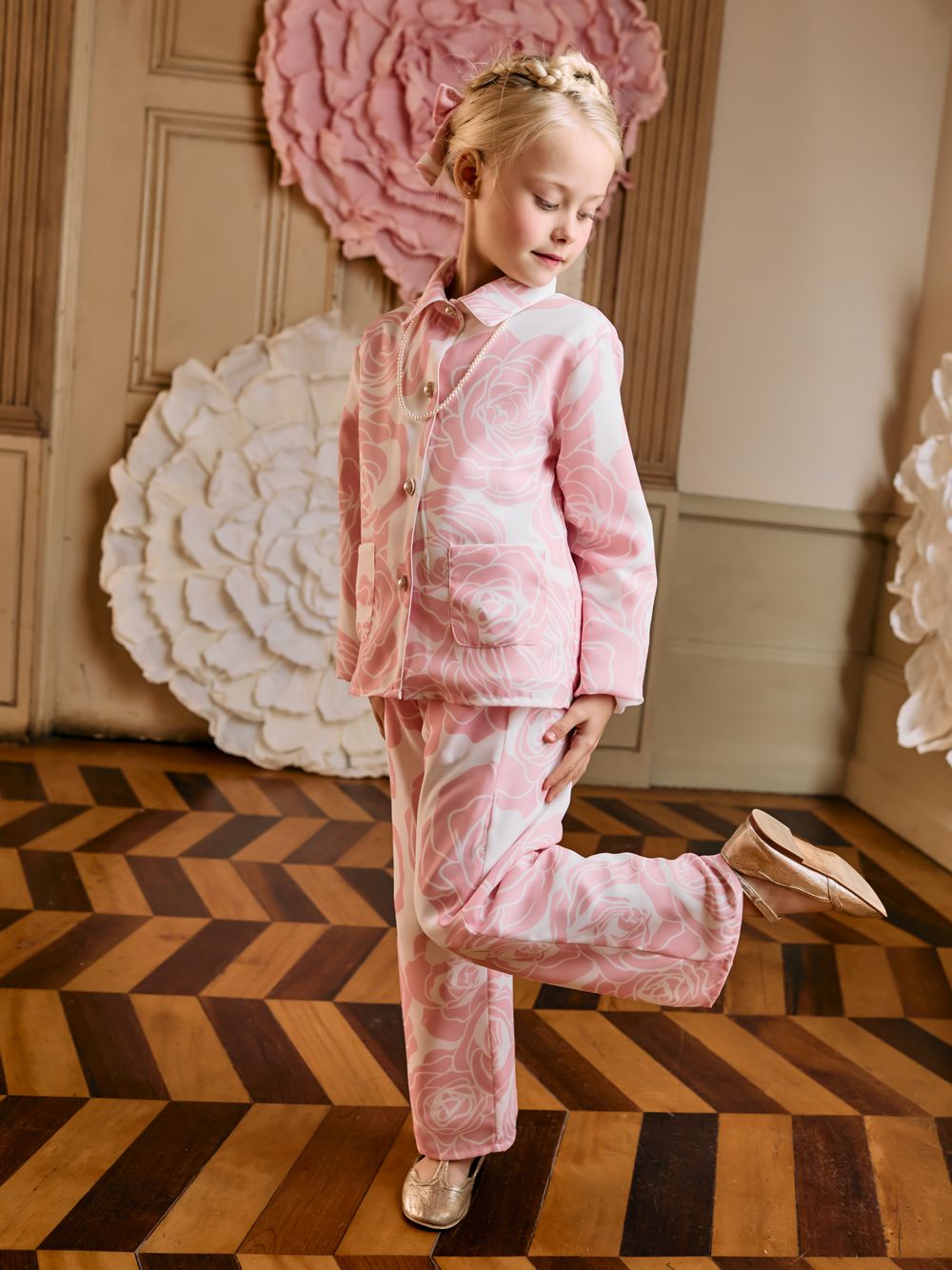 Pink pajamas set