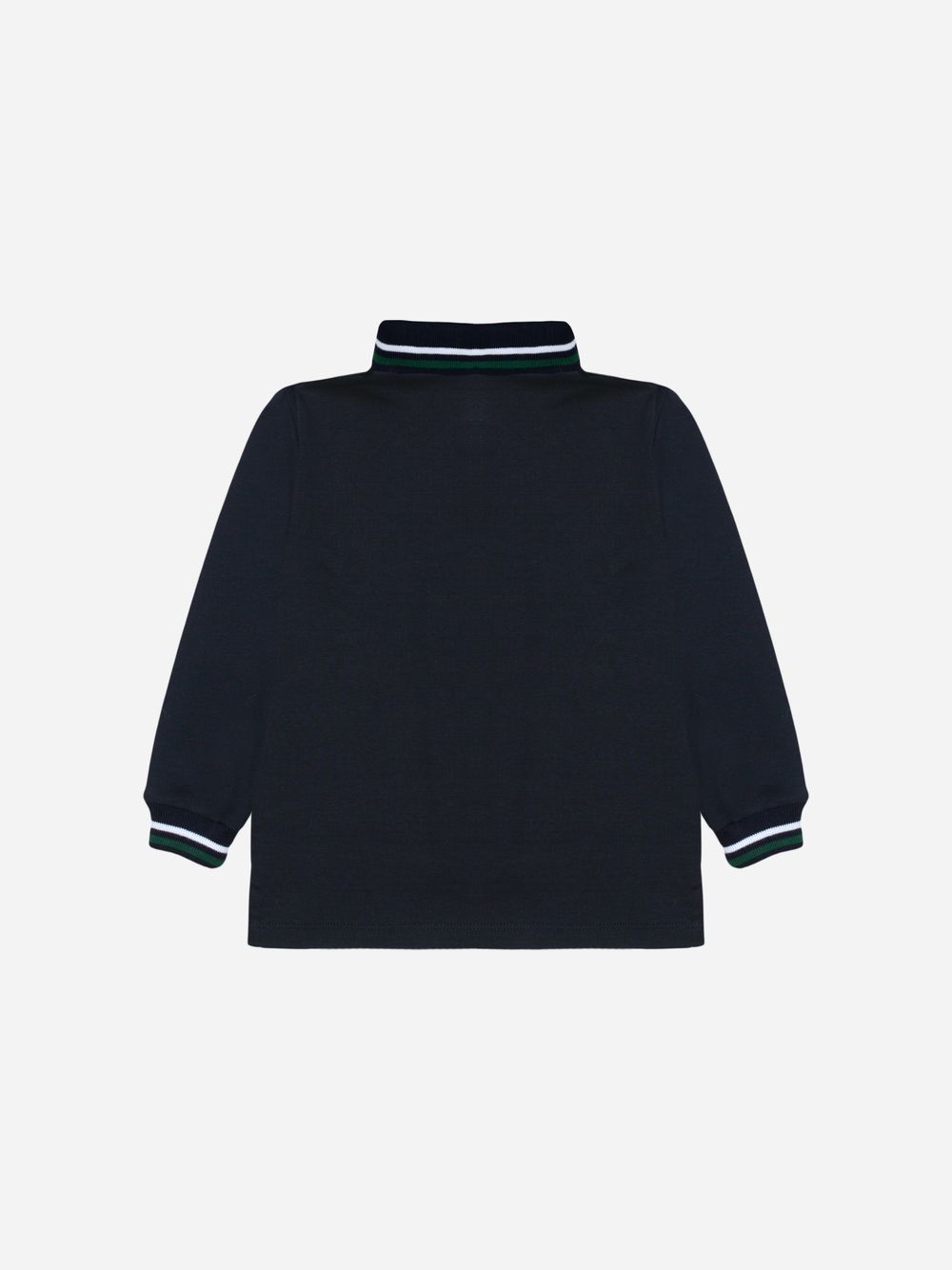 Marine blue polo with emblem