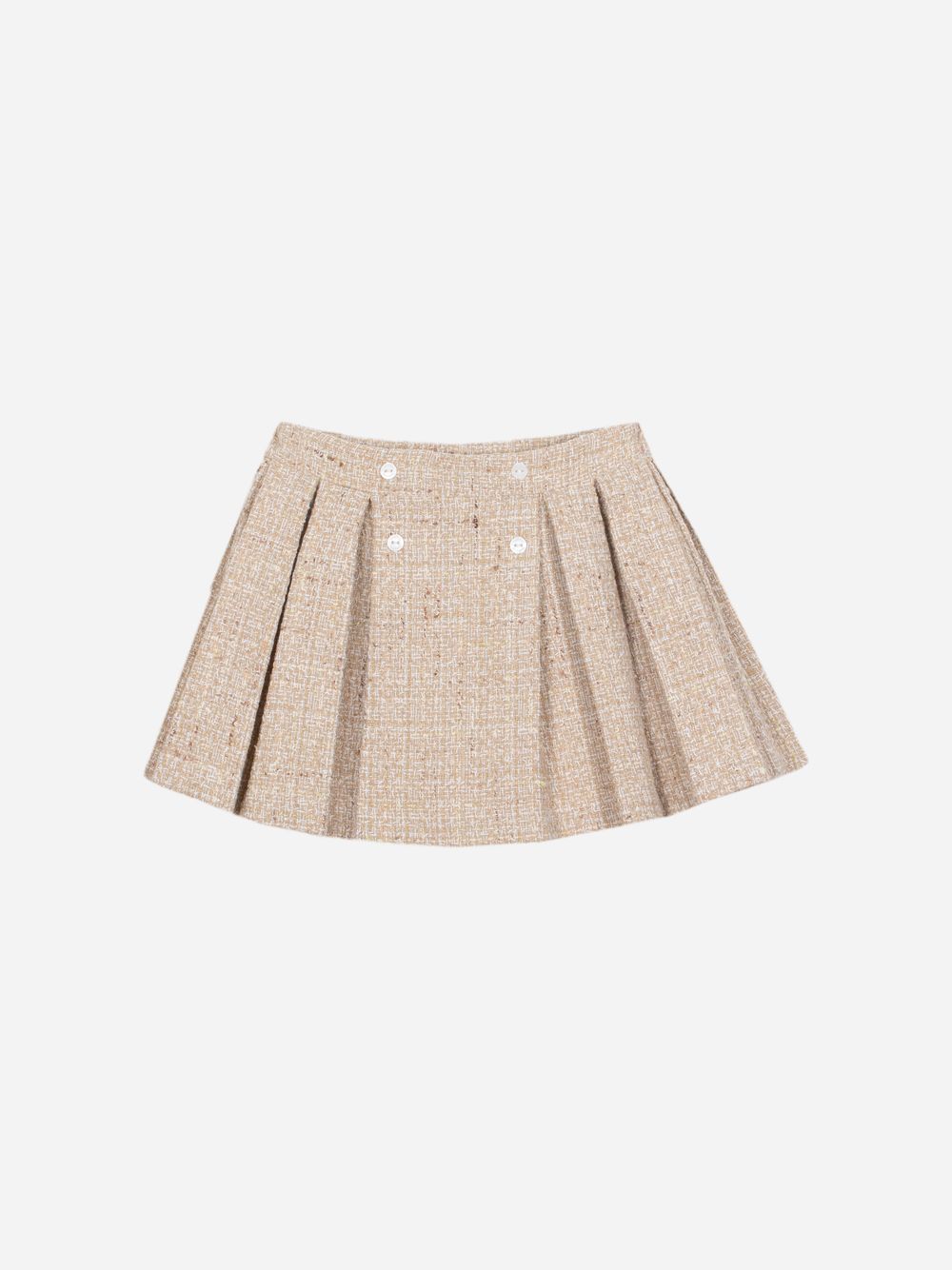 Beige tweed skirt