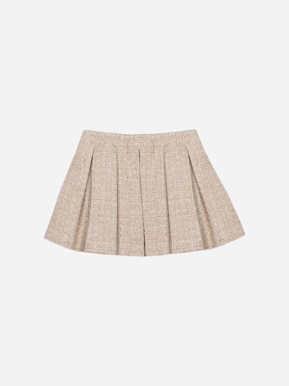 Beige tweed skirt