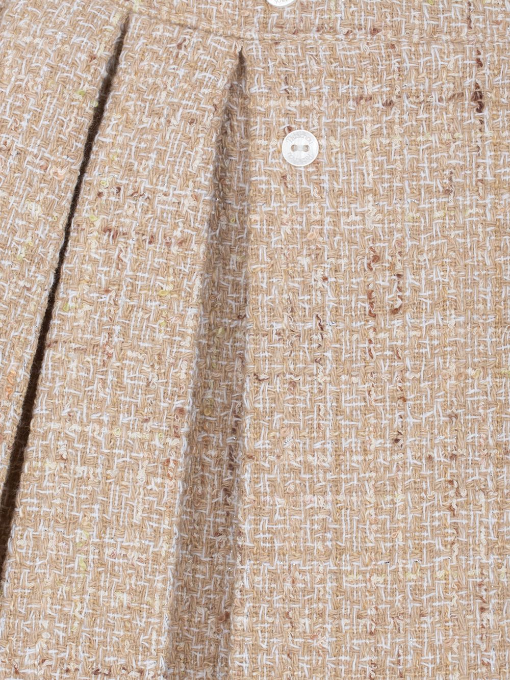 Beige tweed skirt