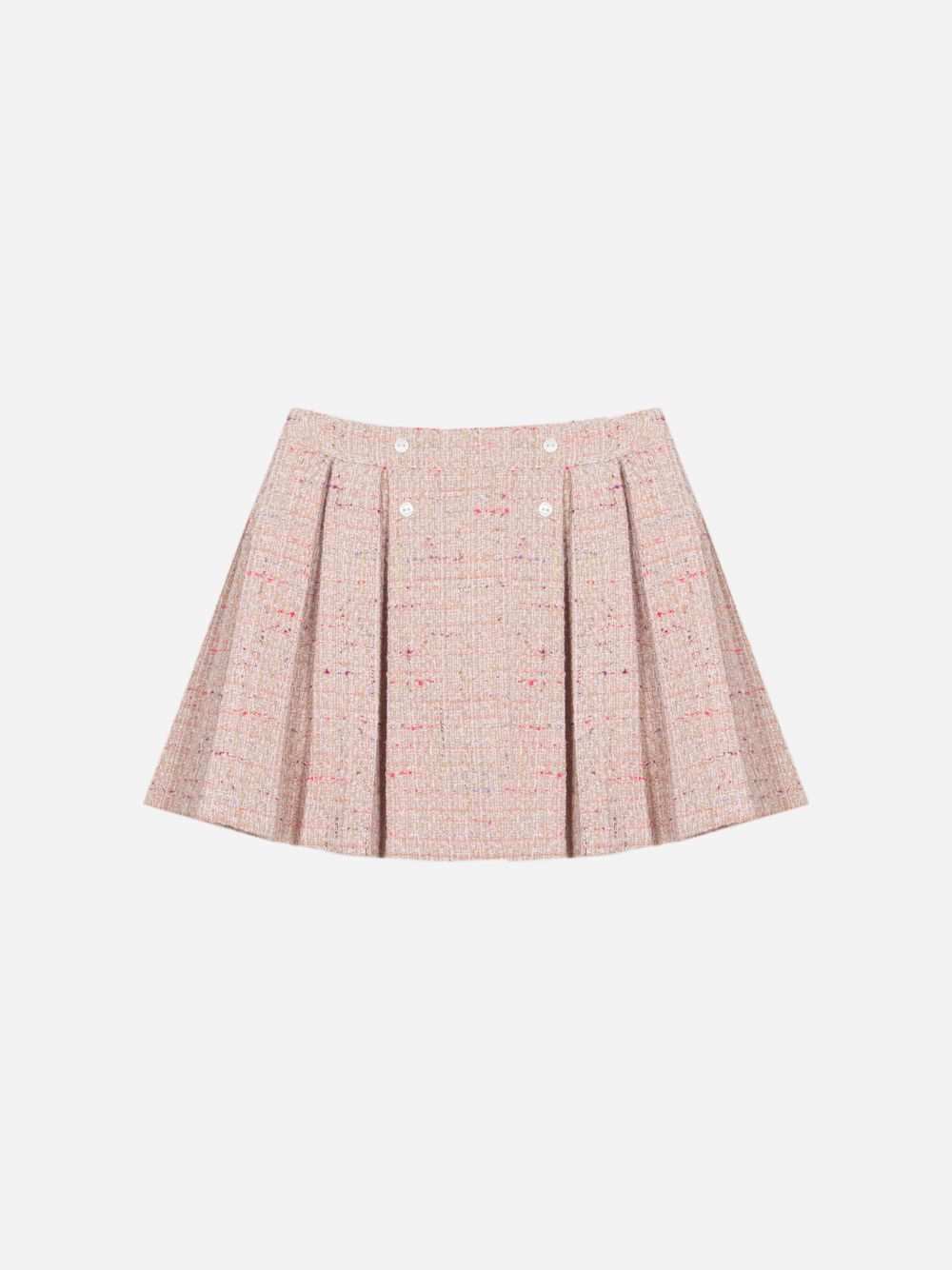 Pale pink tweed skirt