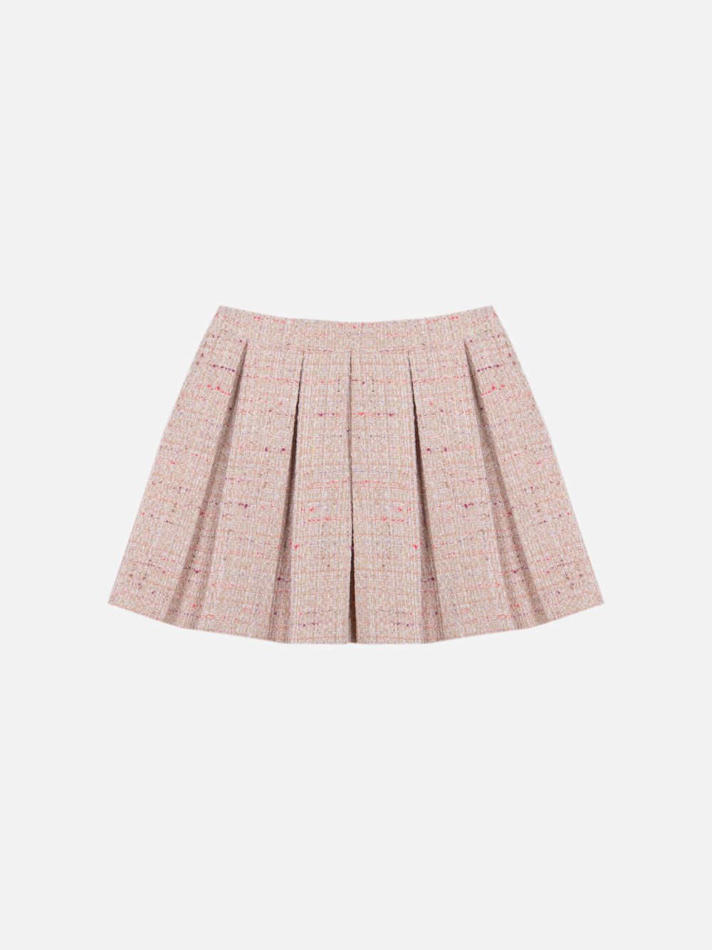 Pale pink tweed skirt