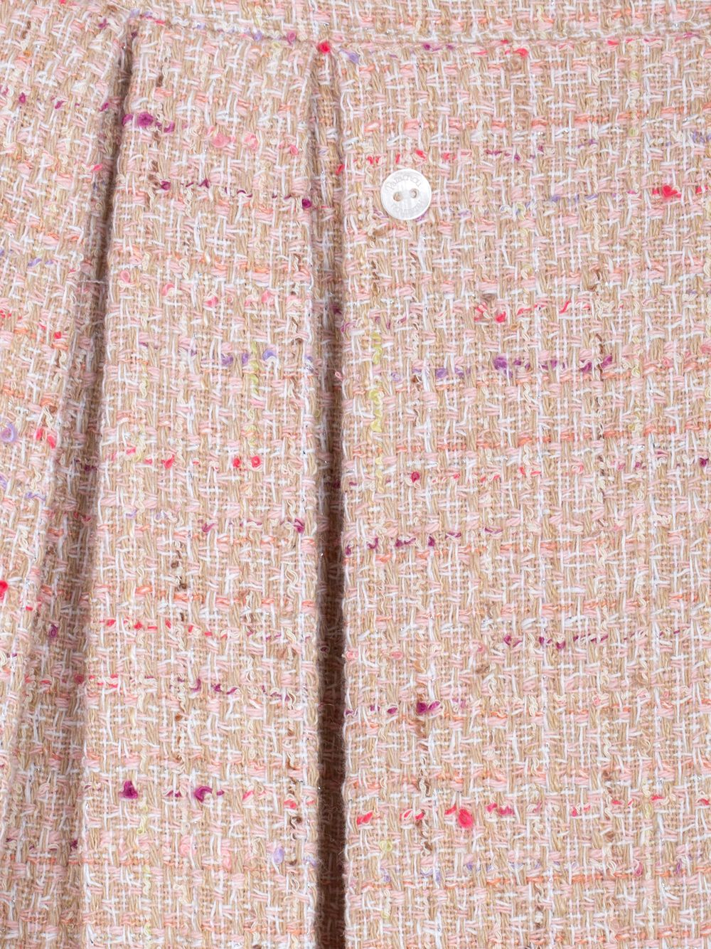 Pale pink tweed skirt