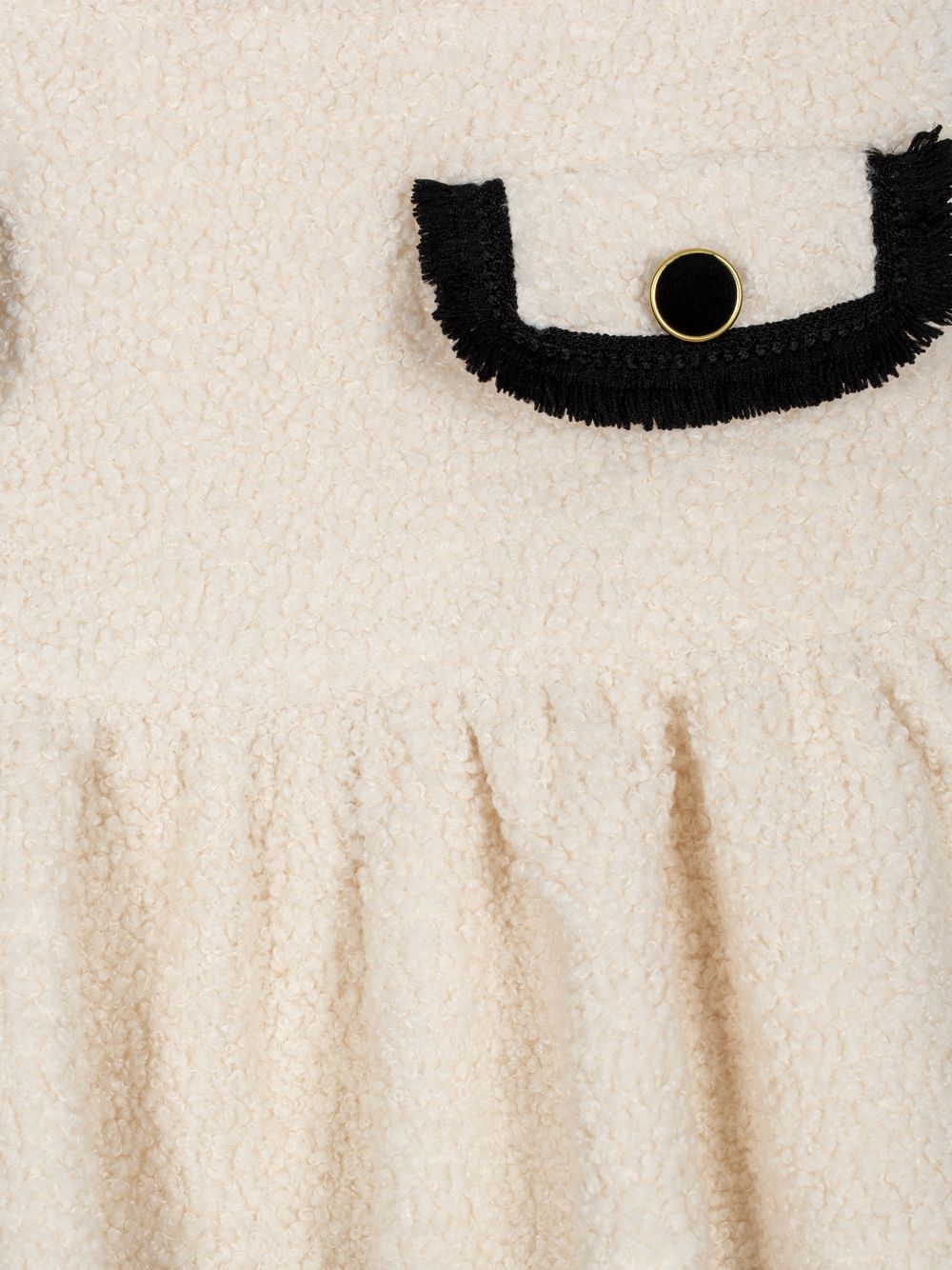 Ivory bouclé skirt
