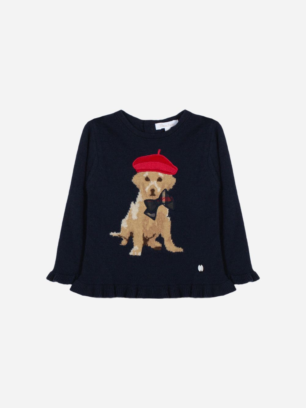 Puppy knit sweater
