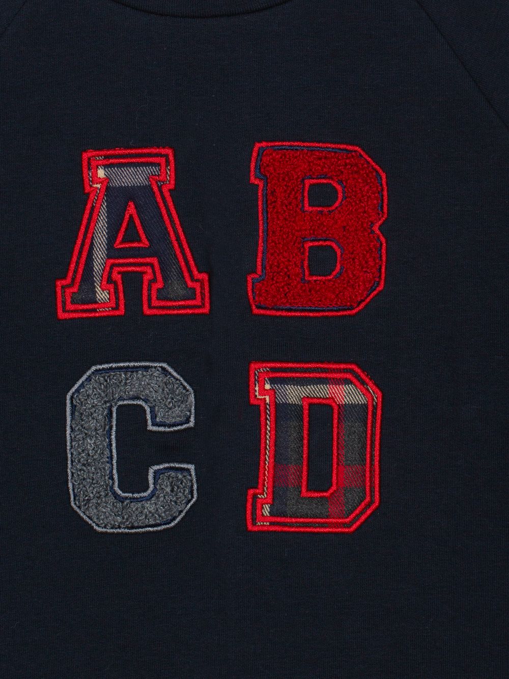 Marine blue ABCD sweater