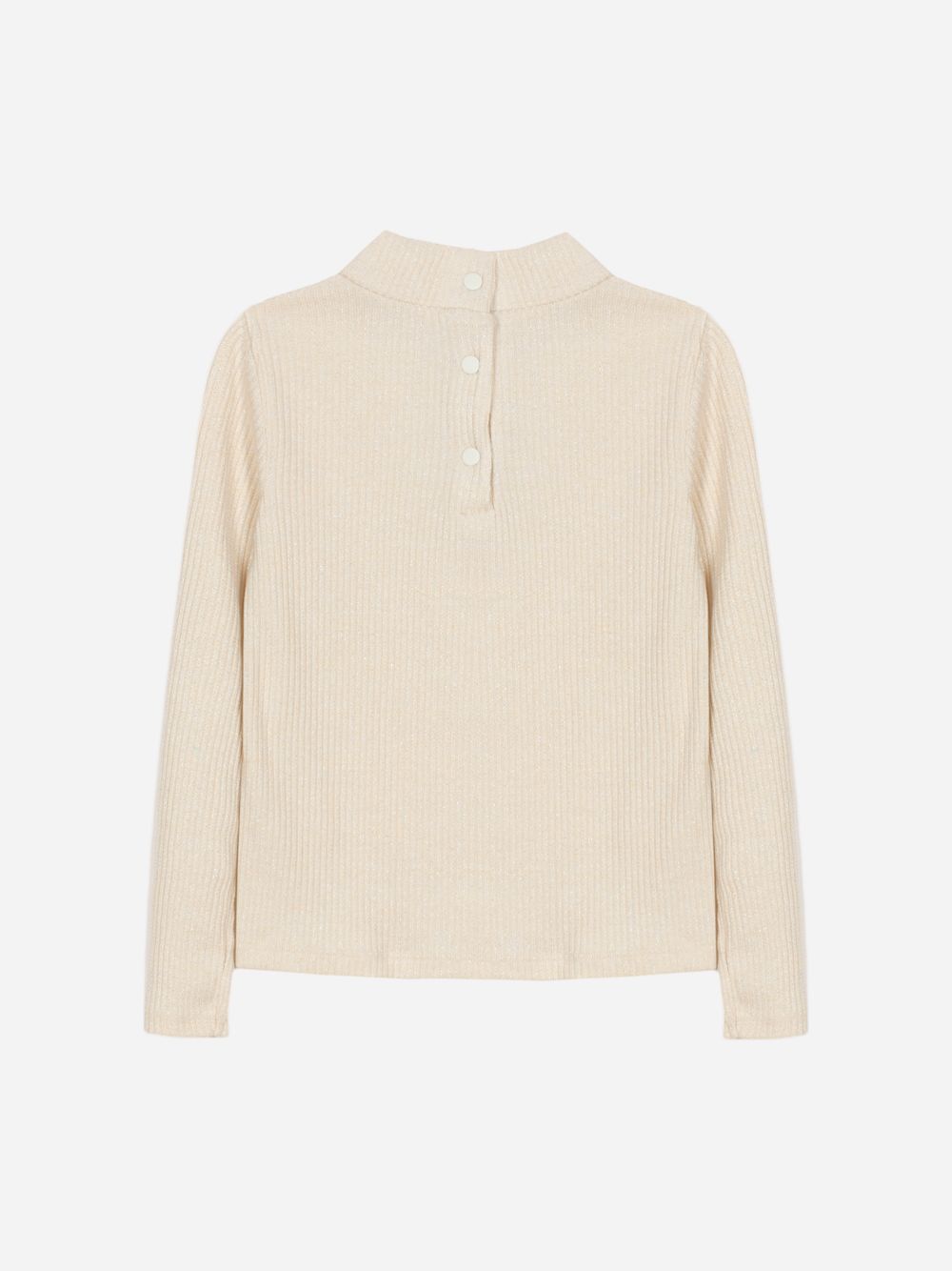 Gold lurex knit sweater