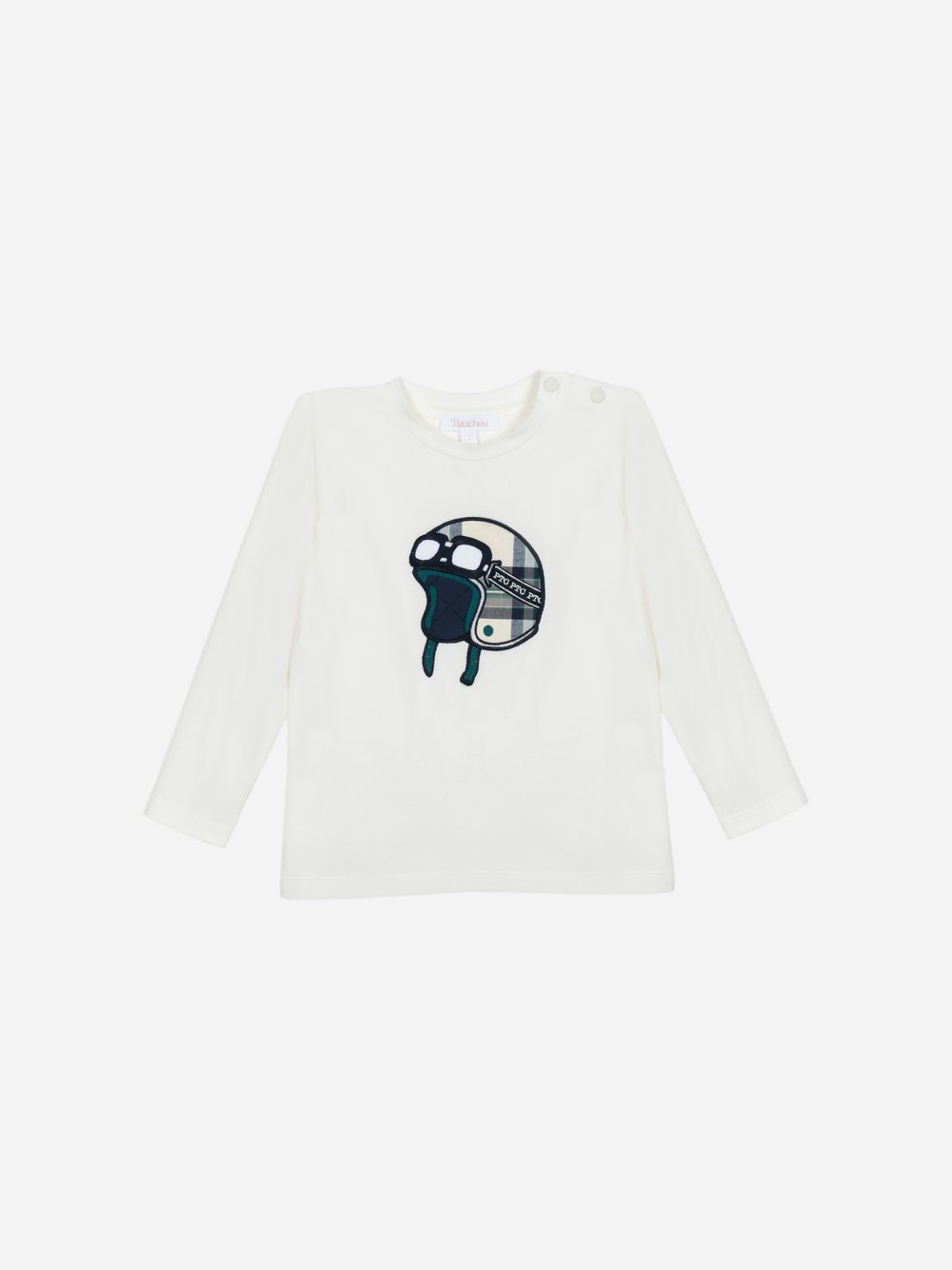 Checks helmet t-shirt