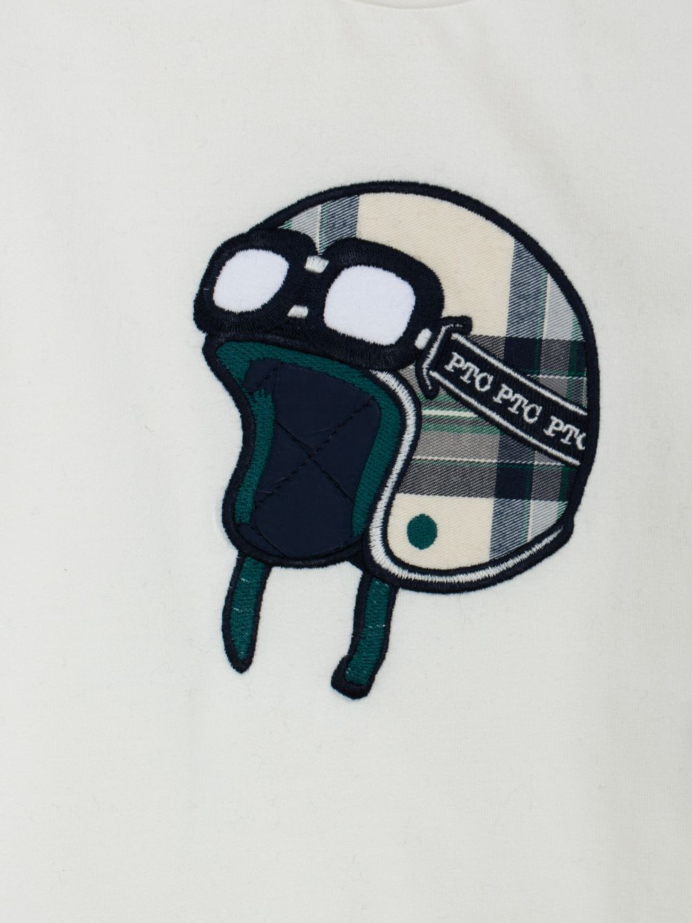 Checks helmet t-shirt