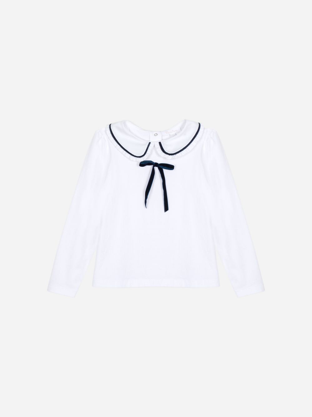 Jersey t-shirt with bow