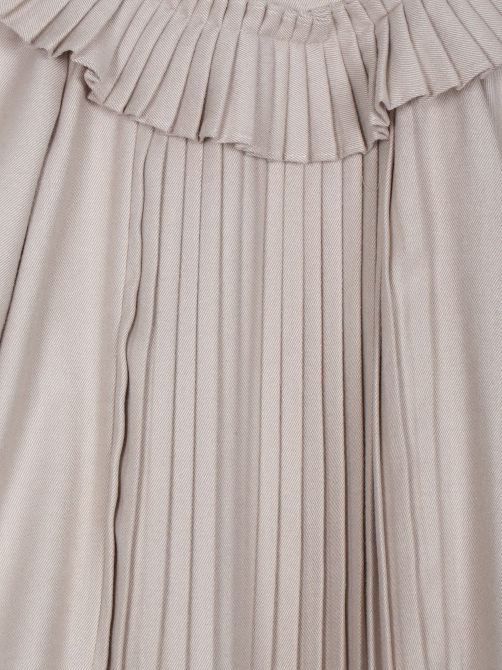 Beige flannel dress
