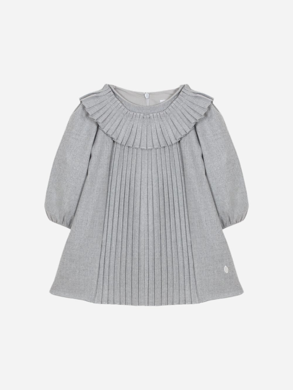Grey flannel dress