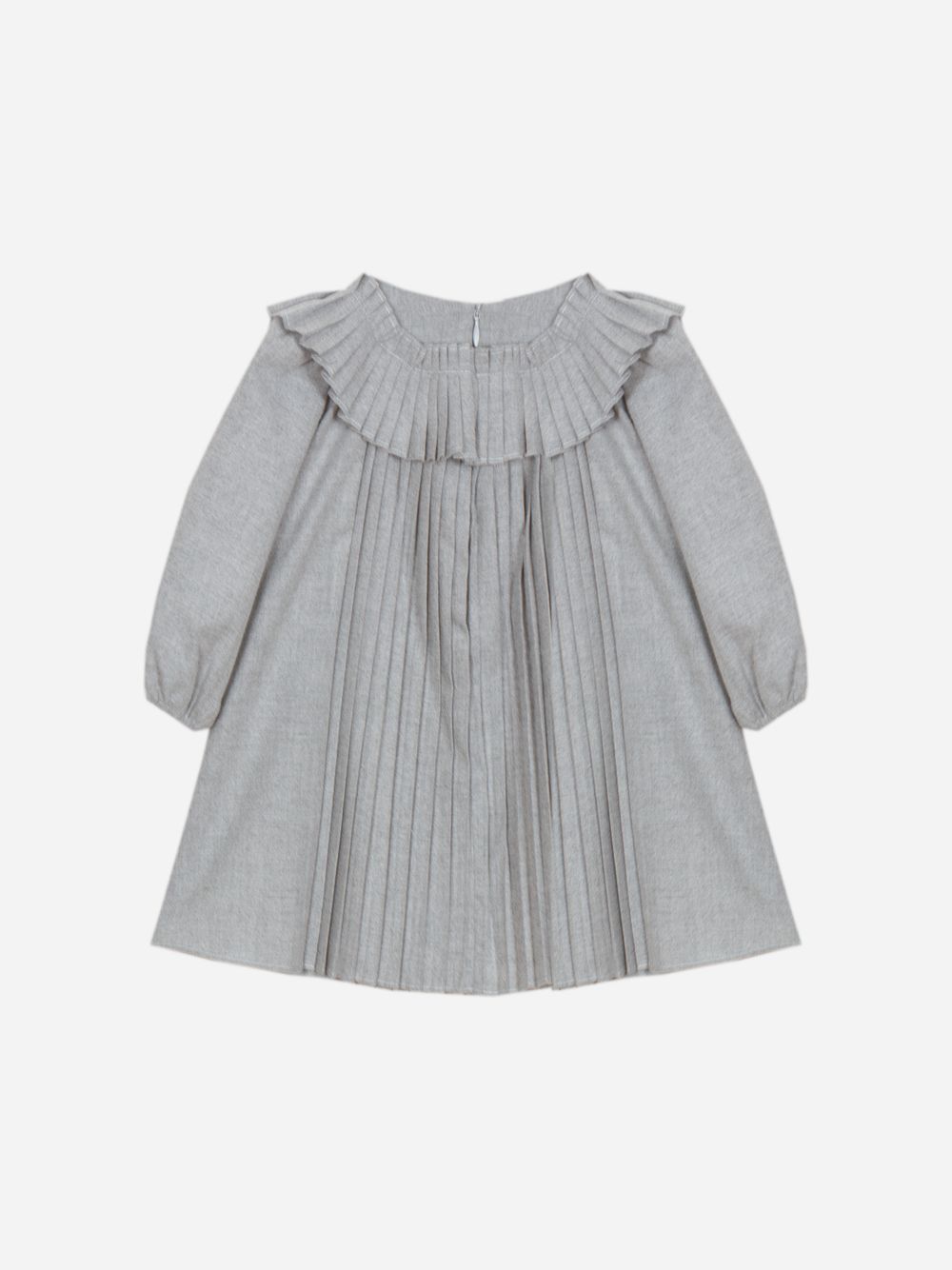 Grey flannel dress