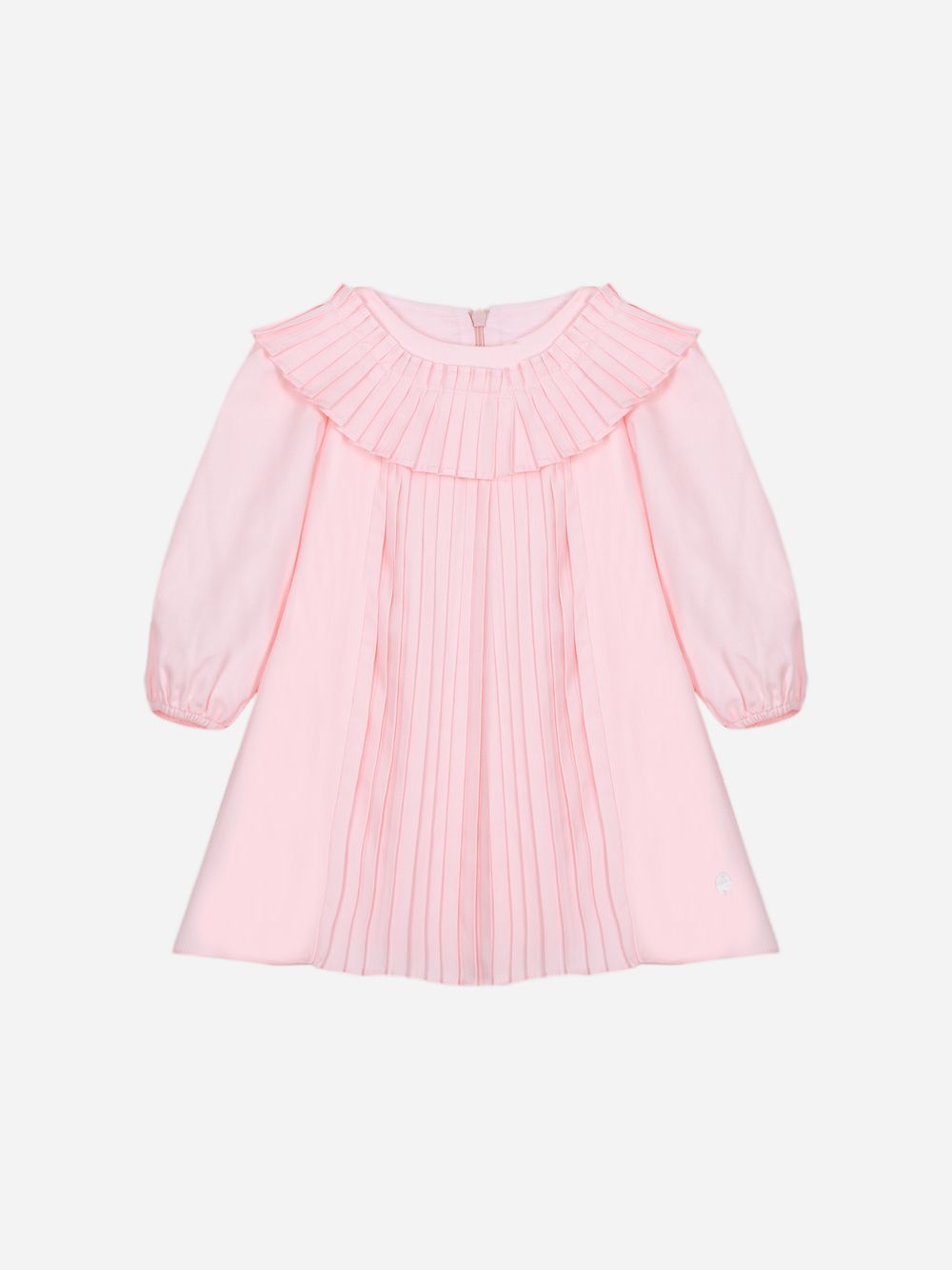 Pale pink flannel dress