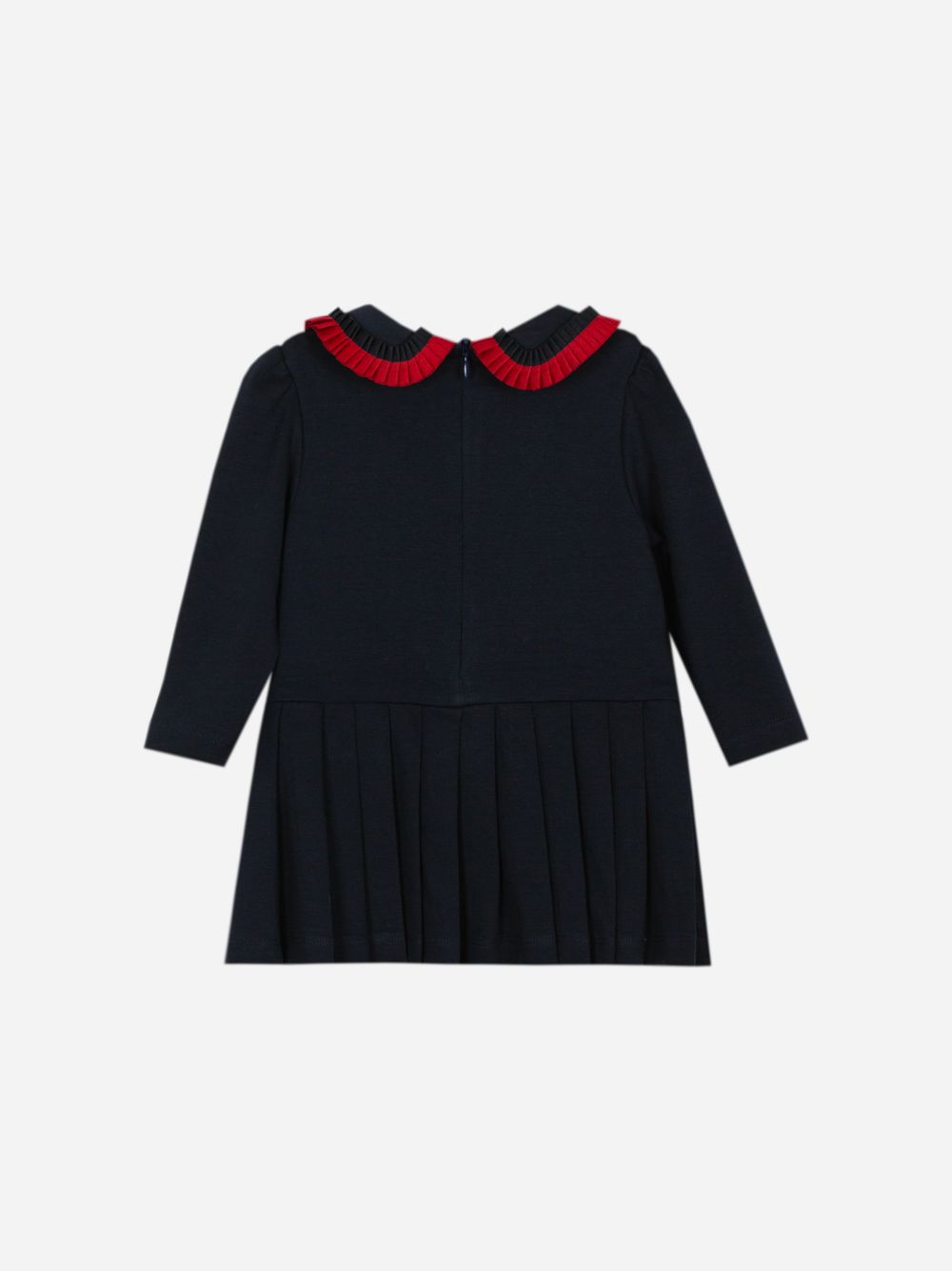 Marine dress with bows