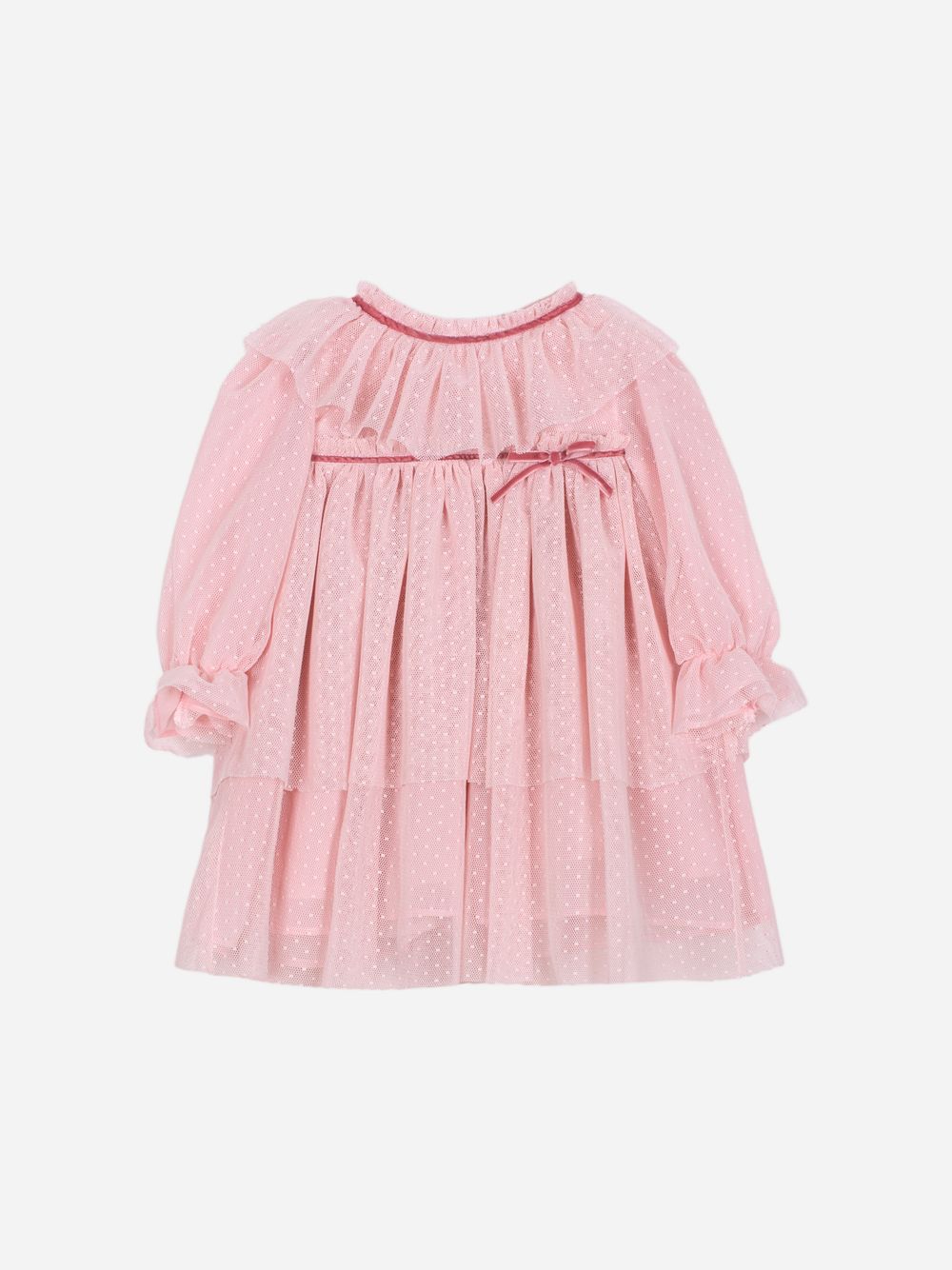 Pale pink tulle dress