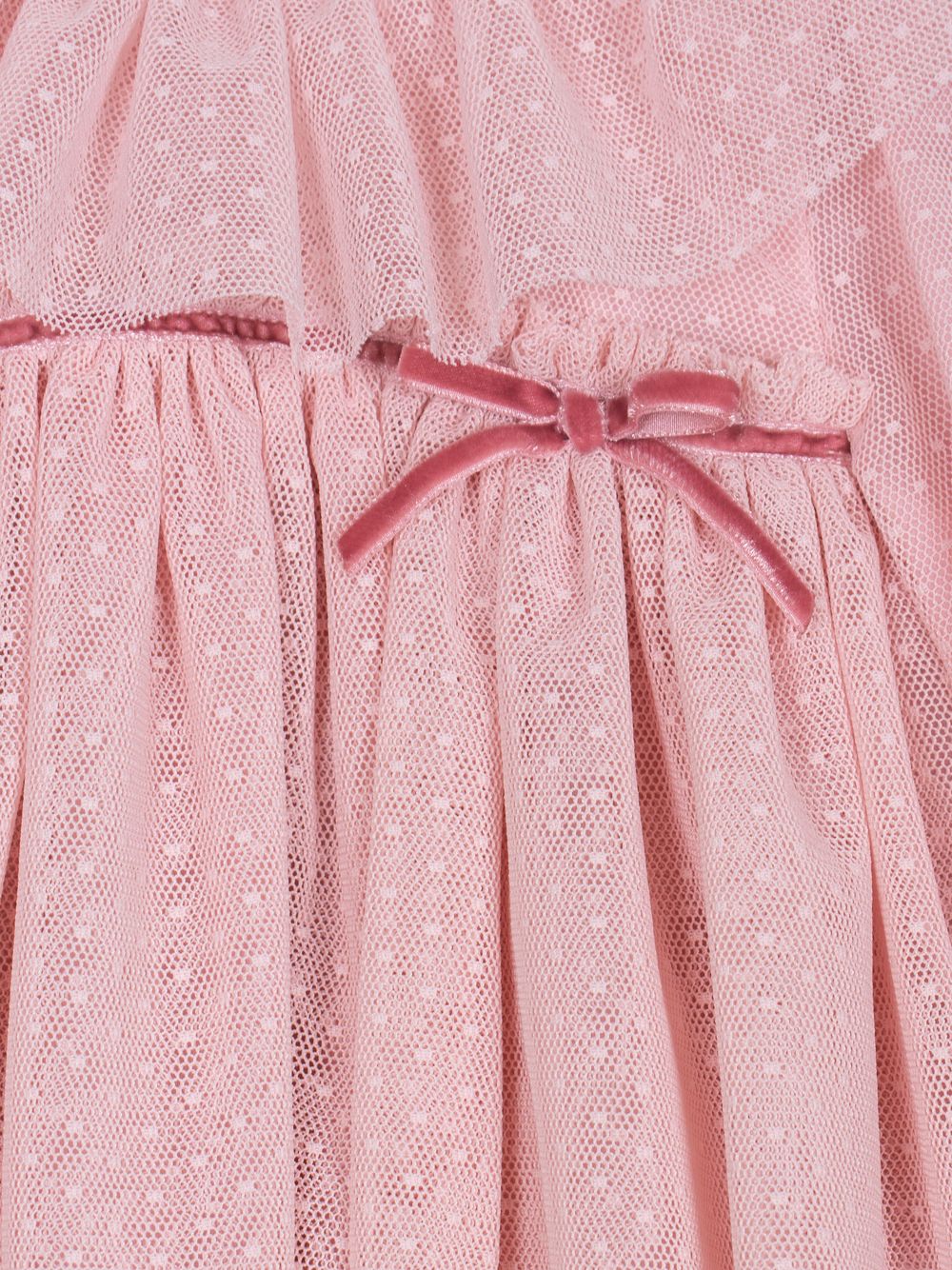 Pale pink tulle dress