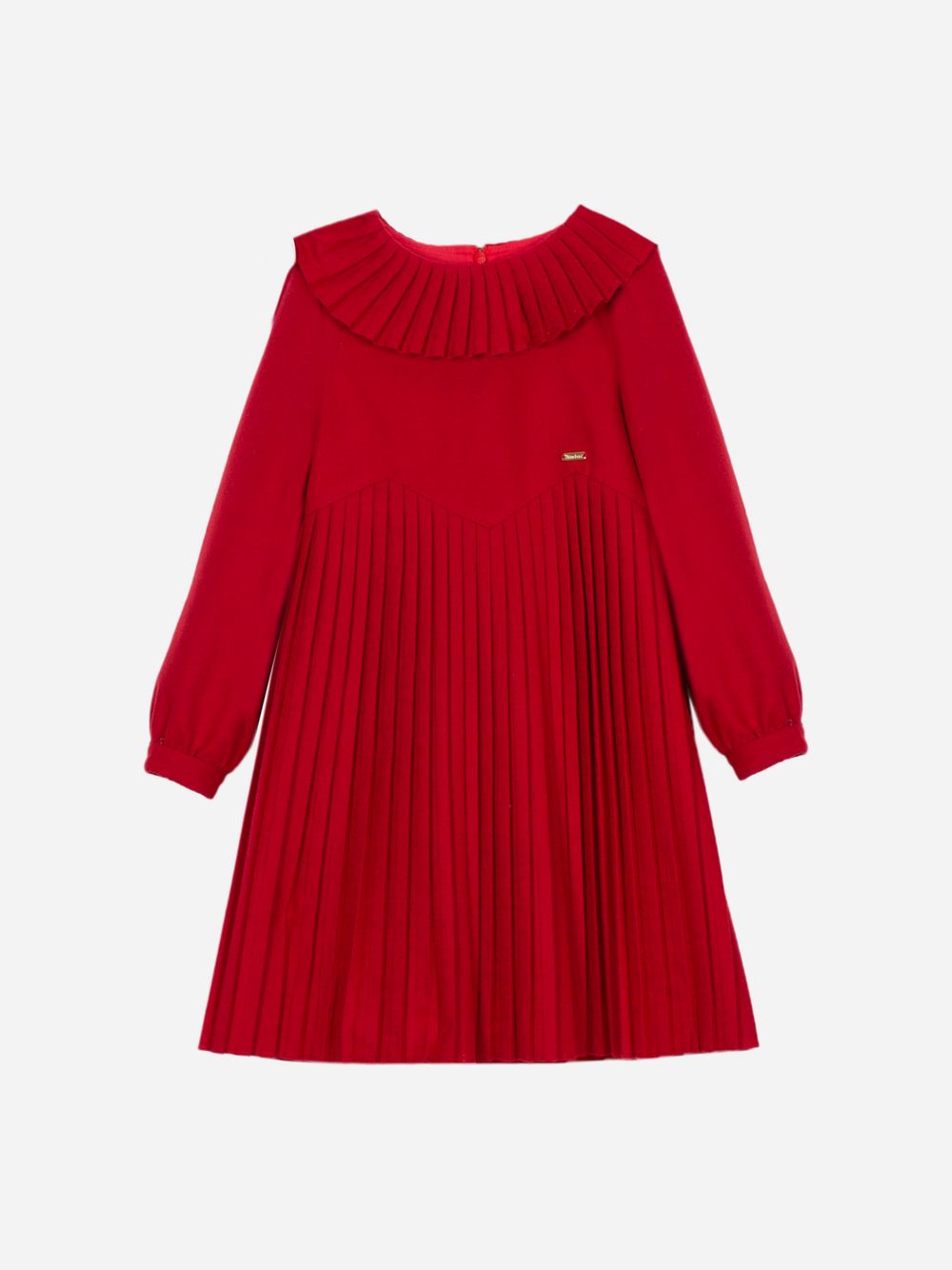 Red flannel dress