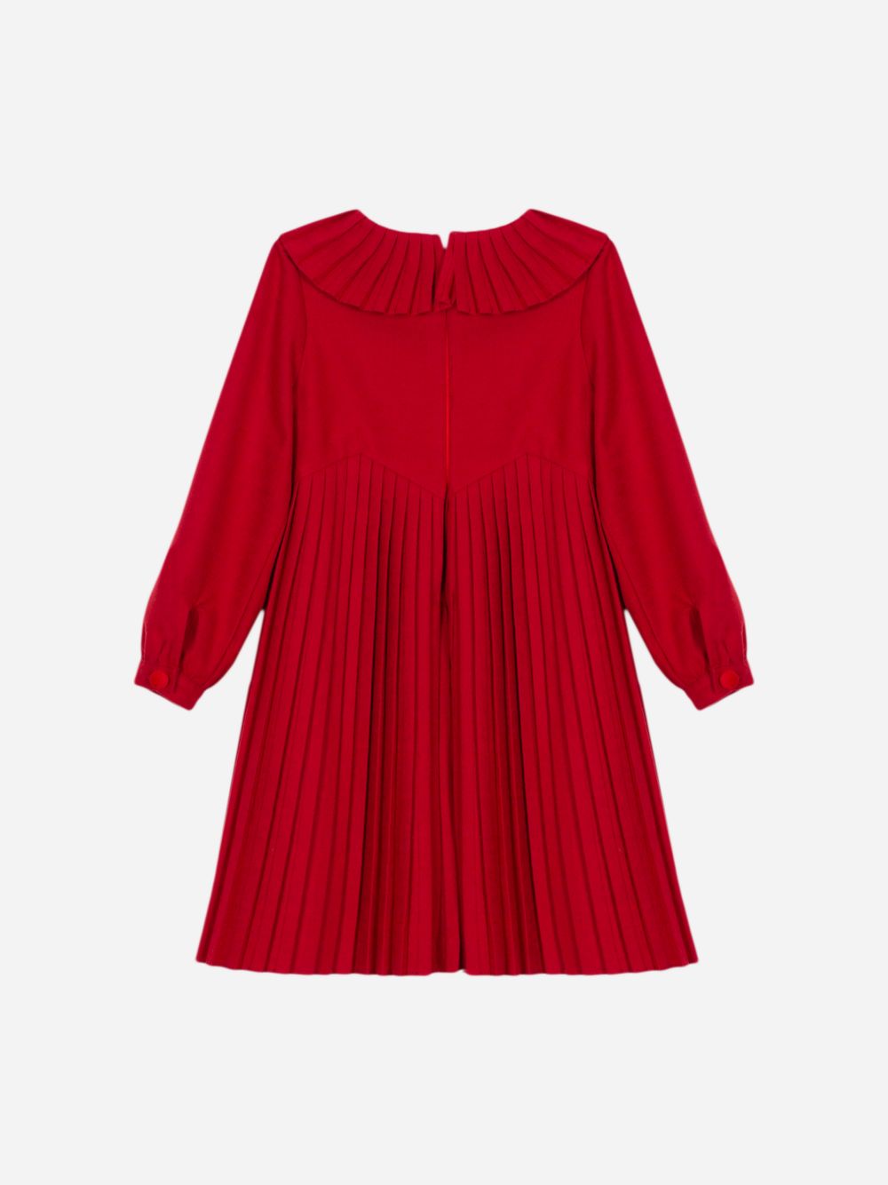 Red flannel dress