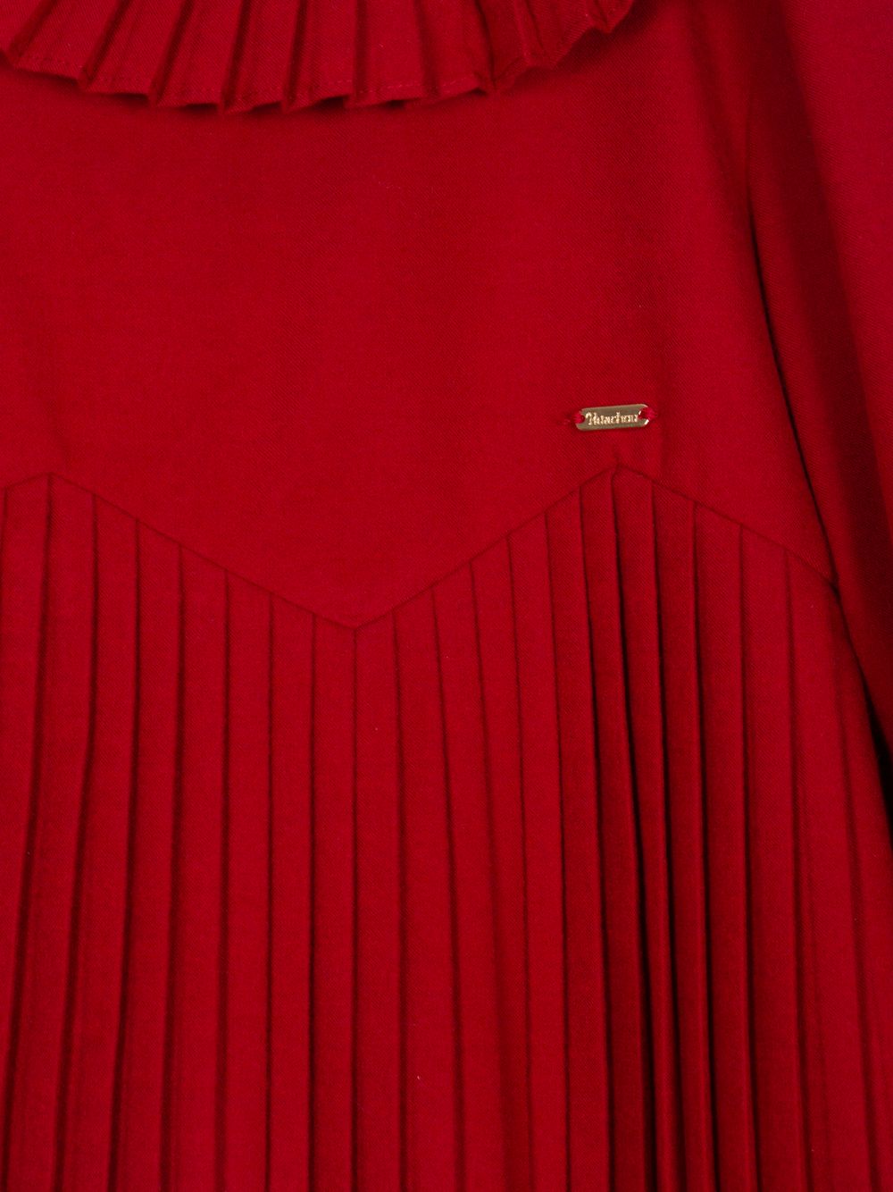 Red flannel dress