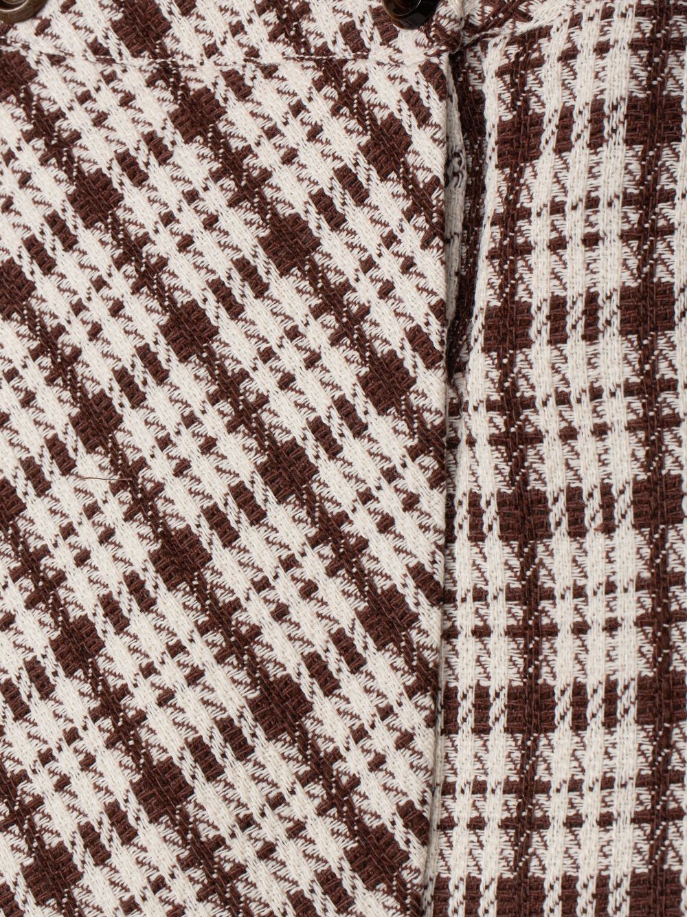 Brown plaid shorts